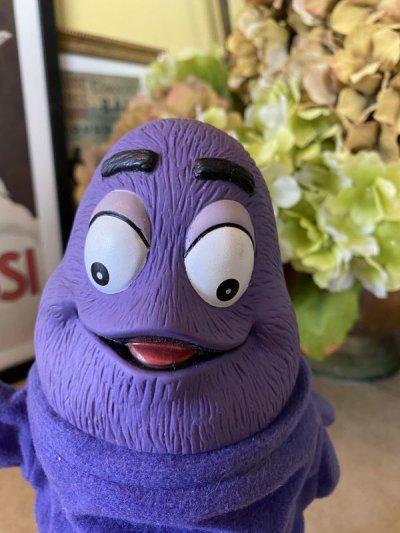 画像2: McDonald’s Hand Puppet Grimace マクドナルドのグリマス　パペット　指人形