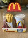 画像1: McDonald’s  play food set with box マクドナルドのプレイフードセット (1)