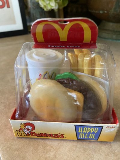 画像1: McDonald’s  play food set with box マクドナルドのプレイフードセット