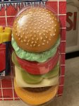 画像2: Dairy Queen Play Food Set Cheeseburger ディリークィーン　プレイフードセット　チーズバーガー　8点セット　2006年 (2)