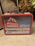 画像1: Mcdonalds Tin Lunch Box マクドナルドのティン製　ランチボックス (1)