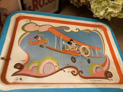 画像3: Disney Mickey Mouse Tin Tray  ディズニー　ミッキーマウス　ティン製　トレー　