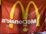 画像3: McDonald’s  Canada Flag マクドナルド　カナダ　大きな旗　フラッグ (3)