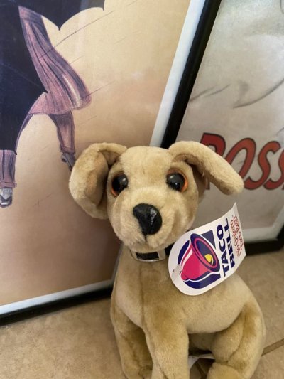 画像1: Taco Bell Chihuahua Plush Doll With Tag  タコベル　チワワ　ドール　ぬいぐるみ　タグ付き