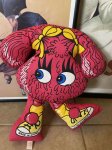 画像1: McDonald’s Fly Girl pink   Pillow Doll  マクドナルドのフライガール　ピンク、ピロードール (1)