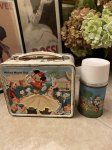 画像3: Mickey Mouse Club Tin Lunch Box With Thermos ミッキーマウスクラブのティン製　ランチボックス 水筒付き、60年代 (3)