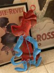 画像4: Huckleberry Hound Wall Plaques Red&Blue ハックルベリーハウンド　ハンナバーベラ　壁掛け　レッド&ブルー (4)