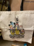 画像1: Huckleberry Hound  Canvas Tote Bag ハックルベリーハウンド　ハンナバーベラ　キャンバス　トート　バッグ　1992 (1)