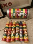 画像1: Life Savers Tin can With Candles set of 6 .... ライフセーバーズ　ティン缶入りキャンドル6本セット (1)