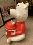 画像4: Icee Bear Vinyl Coin Bank Doll アイシーベア　ソフビのコインバンク　70年代 (4)