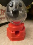 画像3: Disney Mickey Mouse  Red Gumball Machine ディズニーのミッキーマウス　レッド　ガムボールマシン　1960年代 (3)