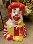 画像1: McDonalds Ronald ceramic  Cookie Jar マクドナルド、ロナルドの陶器製クッキージャー　1997年 (1)