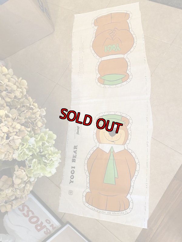 画像1: Hanna Barbera Yogi Bear Pillowd doll Fabric kit   / ハンナバーベラ,ヨギベアのピロードールキット　生地　 (1)