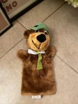 画像1: Hanna 　Barbera Yogi Bear Hand Puppet Plush Doll / ハンナバーベラ　ヨギベア　ぬいぐるみ　パペット　 (1)