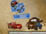 画像1: Disney pixar Cars  Iron Appliqués /  ディズニー　ピクサー、カーズ　アイロン　アップリケ　4枚入り　セット (1)