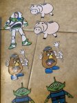 画像6: Disney Toy Story Iron Appliqués Set / ディズニー　トイストーリー　アイロン　アップリケ　7枚入り　セット (6)