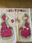 画像8: Hanna 　Barbera Flintstones Bamm Bamm, Pebbles  and Dino Fabric Pillow Doll Kit 1991  / フリントストーン　バンバンとディノ　ピロードール　キット (8)