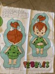 画像3: Hanna 　Barbera Flintstones Pebbles & Dino Fabric Pillow Doll Kit / フリントストーン　ペブルス　ピロードール　キット (3)