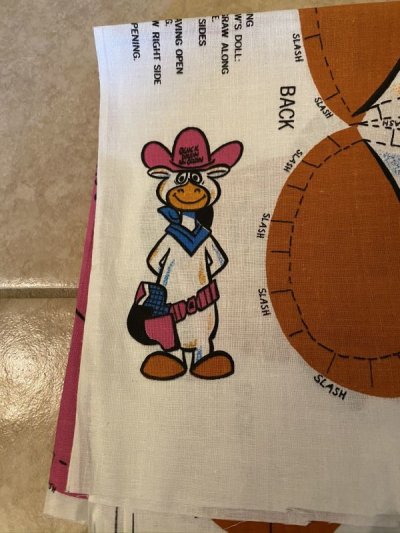 画像2: Hanna Barbera Quick Draw McGraw & Baba Looey fabric pillow doll kit　1963  / ハンナバーベラ　ピロードール　生地　キット