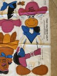 画像2: Hanna Barbera Quick Draw McGraw & Baba Looey fabric pillow doll kit　1963  / ハンナバーベラ　ピロードール　生地　キット (2)