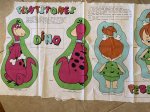 画像1: Hanna 　Barbera Flintstones Pebbles & Dino Fabric Pillow Doll Kit / フリントストーン　ペブルス　ピロードール　キット (1)