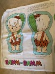 画像2: Hanna 　Barbera Flintstones Bamm Bamm, Pebbles  and Dino Fabric Pillow Doll Kit 1991  / フリントストーン　バンバンとディノ　ピロードール　キット (2)