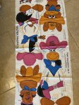 画像1: Hanna Barbera Quick Draw McGraw & Baba Looey fabric pillow doll kit　1963  / ハンナバーベラ　ピロードール　生地　キット (1)