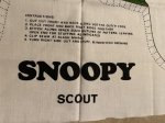 画像4:  Soopy Boy  Scout fabric pillow doll kit / スヌーピー　ボーイスカウト　ピロードール　生地　キット (4)