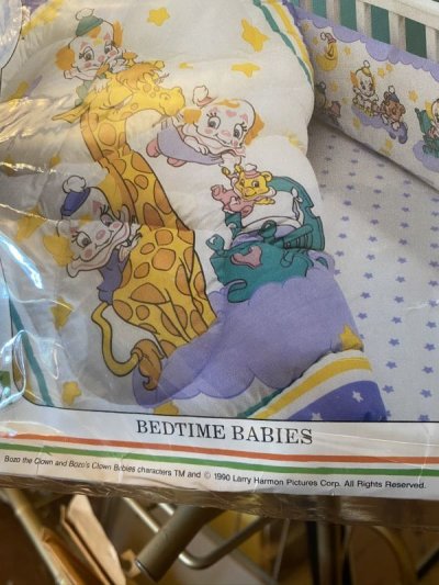 画像2: BOZO Baby Blanket 1990. Sheets set of 5 / ボゾ ベイビー　、ベイビー用ブランケット、シーツ、5点セット