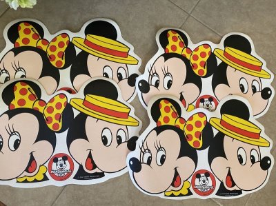 画像1: Disney Mickey Mouse Club Placemats Set Of 2 / ミッキーマウスクラブ、プレイスマット　2枚セット