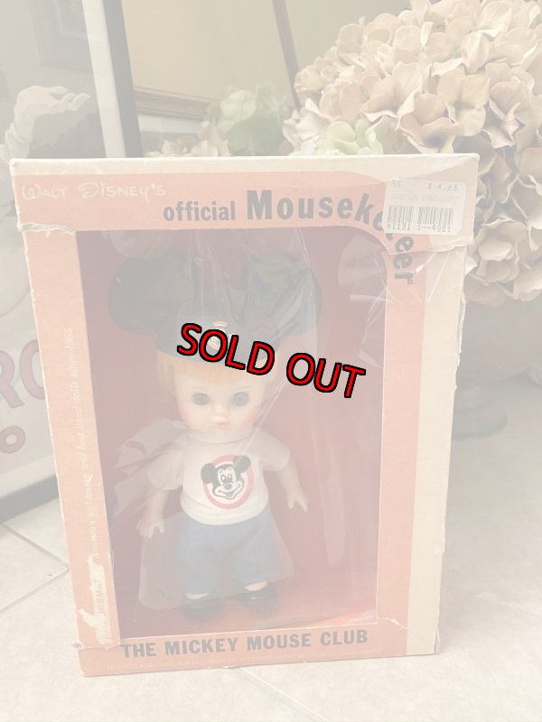 画像1: Disney Mickey Mouse Club  Horsman Mouseketeer Boy Doll With Box / ディズニー、箱入りミッキーマウスクラブ　マウスケティア　ボーイ　ドール (1)