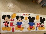 画像1: Mickey Mouse fabric pillow doll kit / ミッキーマウス　ピロードール　生地　キット (1)