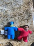 画像1: Hanna 　Barbera Fred and Huckleberry Hound mini dolls / ハンナバーベラ　フレッド&ハックルベリーハウンドのミニドール (1)