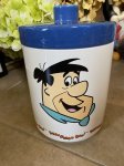 画像1: Hanna Barbera Flintstones Fred Cookie Jar Ceramic / フリントストーンズ、フレッドの陶器製クッキージャー (1)