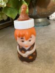 画像1: Hanna Barbera Flintstones Pebbles Baby Milk Bottle /  フリントストーンズ、ペブルスの哺乳瓶ドール (1)