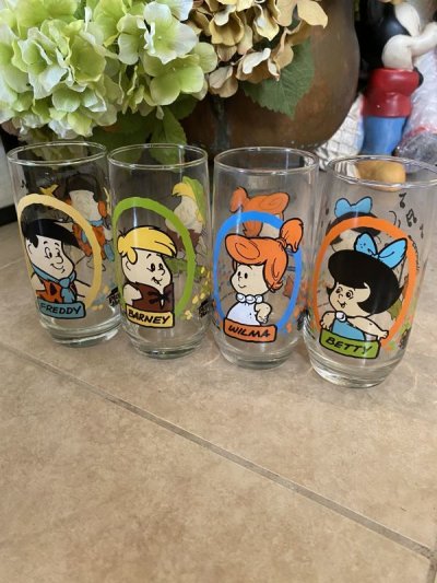 画像3: Hanna Barbera Flintstones Barney Glass  /  フリントストーンズ、バーニー　グラス