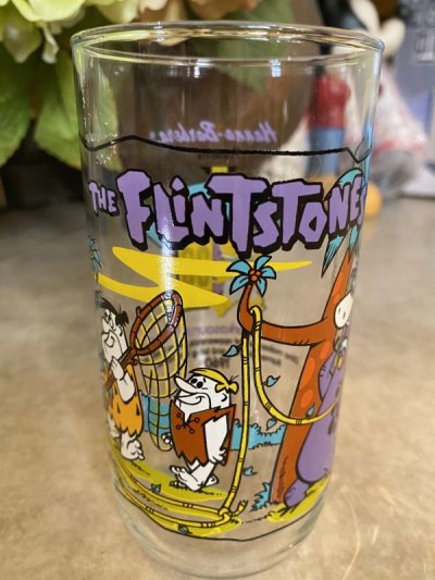 画像2: Hanna Barbera Flintstones Hardee‘s First  30 Years Home  Glass  /  フリントストーンズ、　ハーディーズ　30年　ホーム　グラス