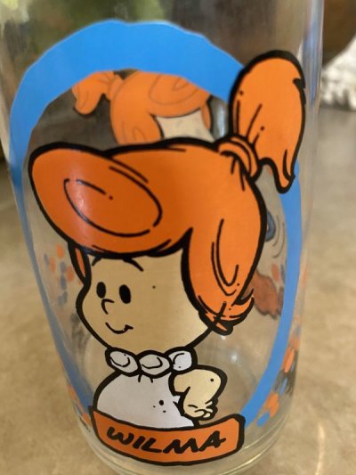 画像1: Hanna Barbera Flintstones Wilma Glass  /  フリントストーンズ、ウィルマ　グラス