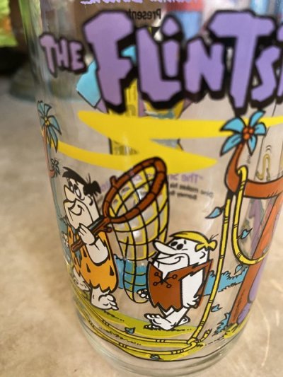 画像1: Hanna Barbera Flintstones Hardee‘s First  30 Years Hunting Glass  /  フリントストーン　ハーディーズ　30年　ハンティング　グラス