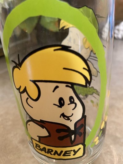 画像1: Hanna Barbera Flintstones Barney Glass  /  フリントストーンズ、バーニー　グラス