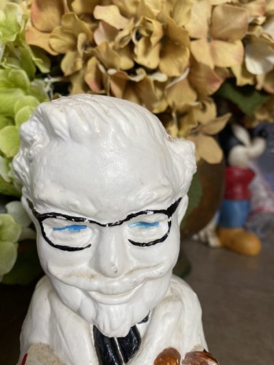 画像1: Kentucky fried Chicken Col. Sanders Coin Bank /  ケンタッキーフライドチキン　コインバンク　カーネルサンダース　貯金箱