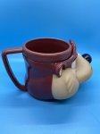 画像4:  Looney Tunes Tasmanian Devil Face Plastic Mug /  ルーニーテューンズ  タスマニアンデビル　プラスチック製　フェイスマグ (4)