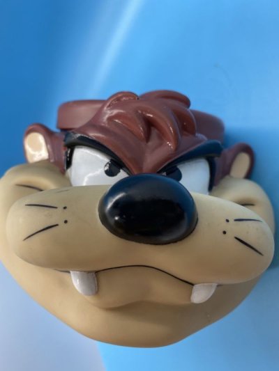 画像1:  Looney Tunes Tasmanian Devil Face Plastic Mug /  ルーニーテューンズ  タスマニアンデビル　プラスチック製　フェイスマグ