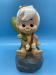 画像1: Hanna Barbera Flintstones Bamm Bamm Plastic Coin Bank Doll / フリントストーン　バンバン　プラスチック製 貯金箱　ドール　1994年 (1)