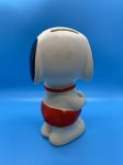 画像4:  Peanuts Soopy Plastic Coin Bank Doll  / ピーナッツ　スヌーピー　プラスチック製コインバンク　貯金箱 (4)