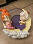 画像1: Hanna Barbera Flintstones Bamm & Pebbles Night Light /  フリントストーンズ、プラスチック製、バンバンとペブルスのナイトライト (1)