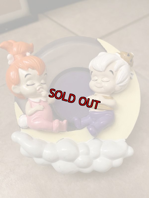 画像1: Hanna Barbera Flintstones Bamm & Pebbles Night Light /  フリントストーンズ、プラスチック製、バンバンとペブルスのナイトライト (1)