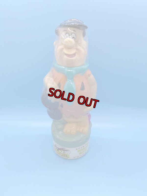 画像1: Hanna Barbera Flintstones Fred  Babble Bath  Bottle 1996 /  フリントストーンズ、フレッドのバブルバスボトル (1)