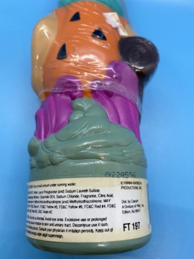 画像1: Hanna Barbera Flintstones Fred  Babble Bath  Bottle 1996 /  フリントストーンズ、フレッドのバブルバスボトル