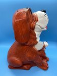 画像4: Saint Bernard Dog Plastic coin bank Bankers systems / セントバーナードのプラスチック製　貯金箱 (4)